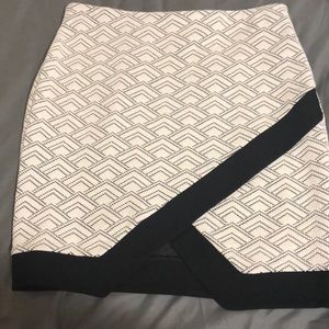 Black and white skirt